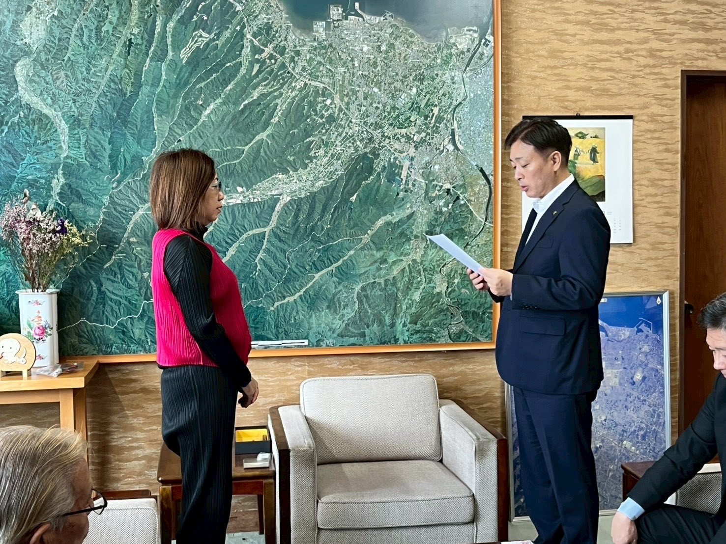 豊前市ふるさと納税と豊前市国際交流特別顧問就任式1